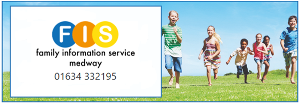 Medway Family Information logo with children running across a field